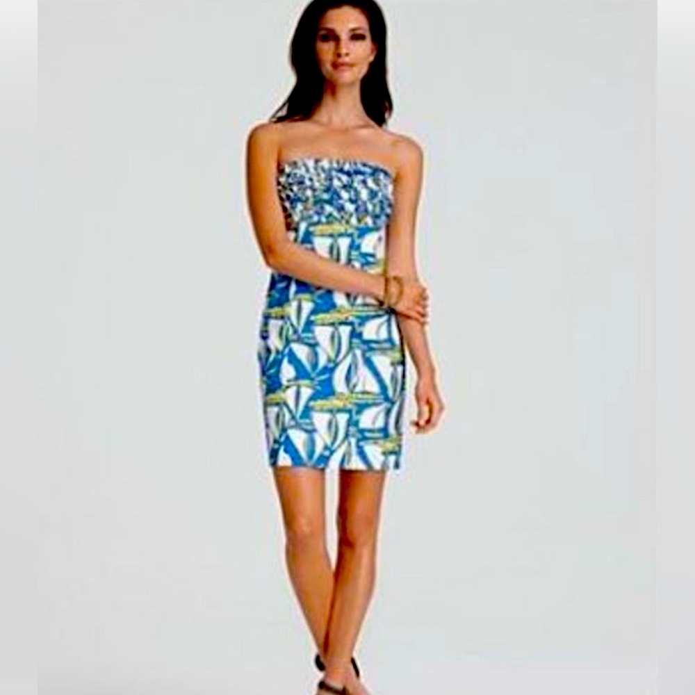 LILLY PULITZER STRAPLESS DRESS